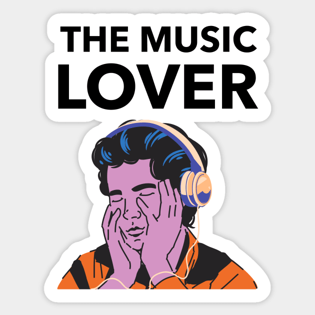 The Music Lover Sticker by Jitesh Kundra